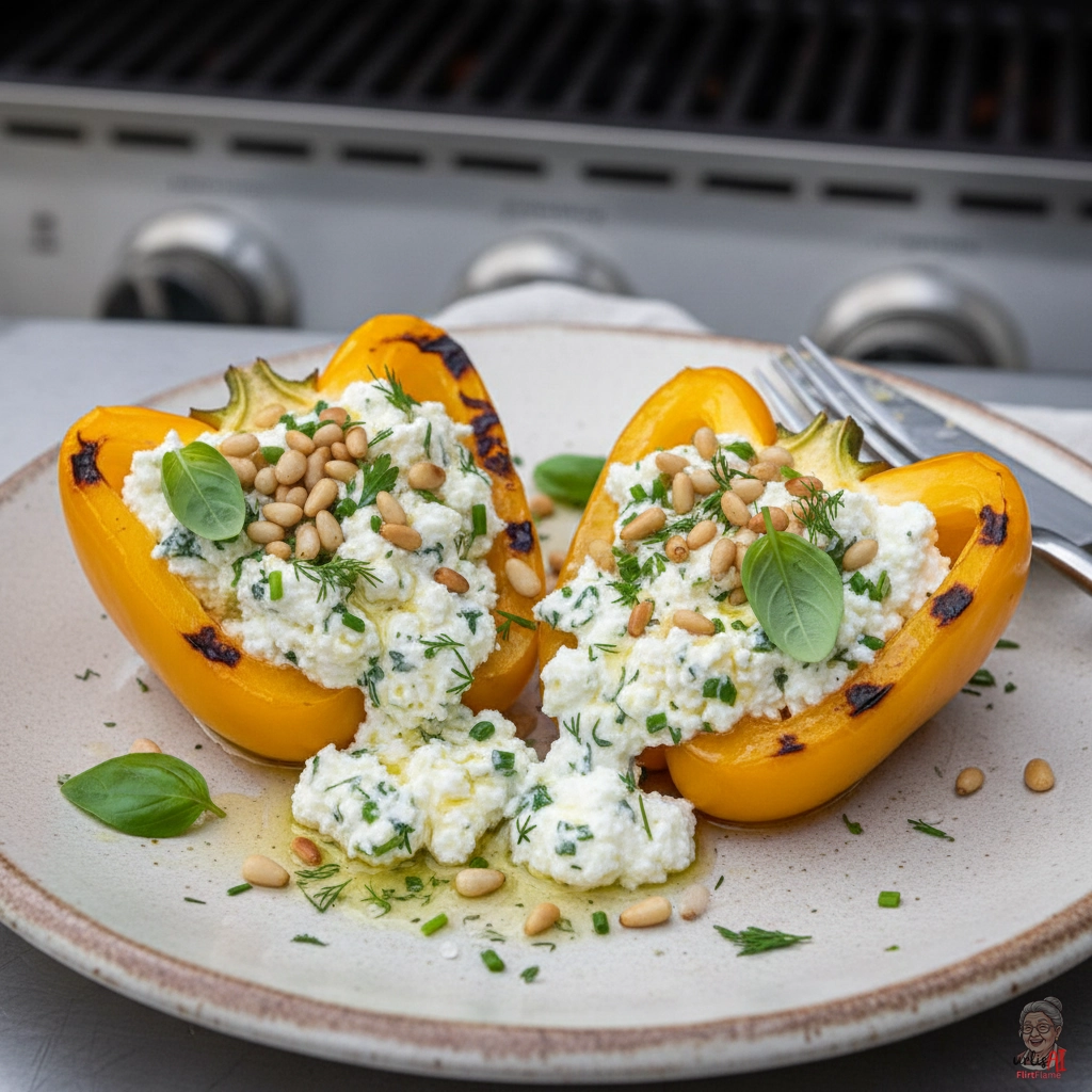 Cremige Kräuterpaprika — Gasgrill