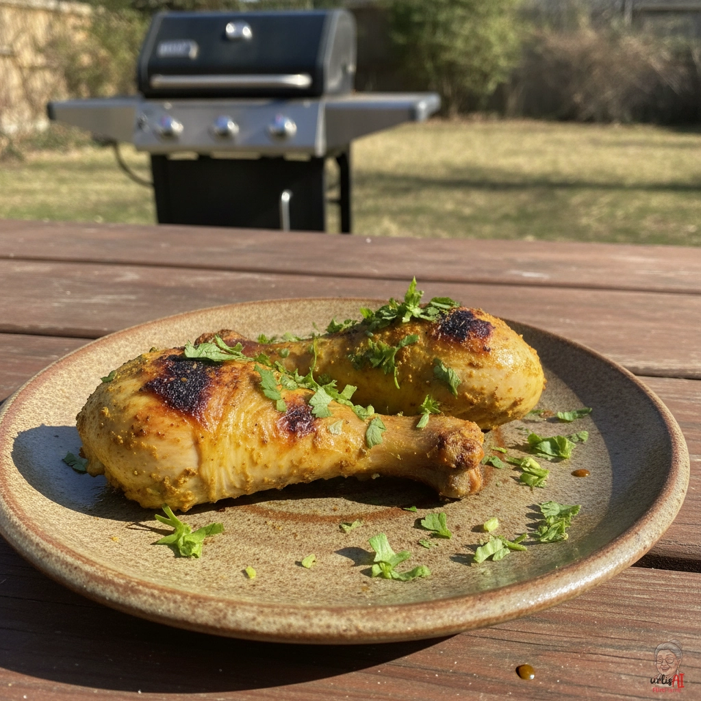Curry Chicken Leg — Gasgrill