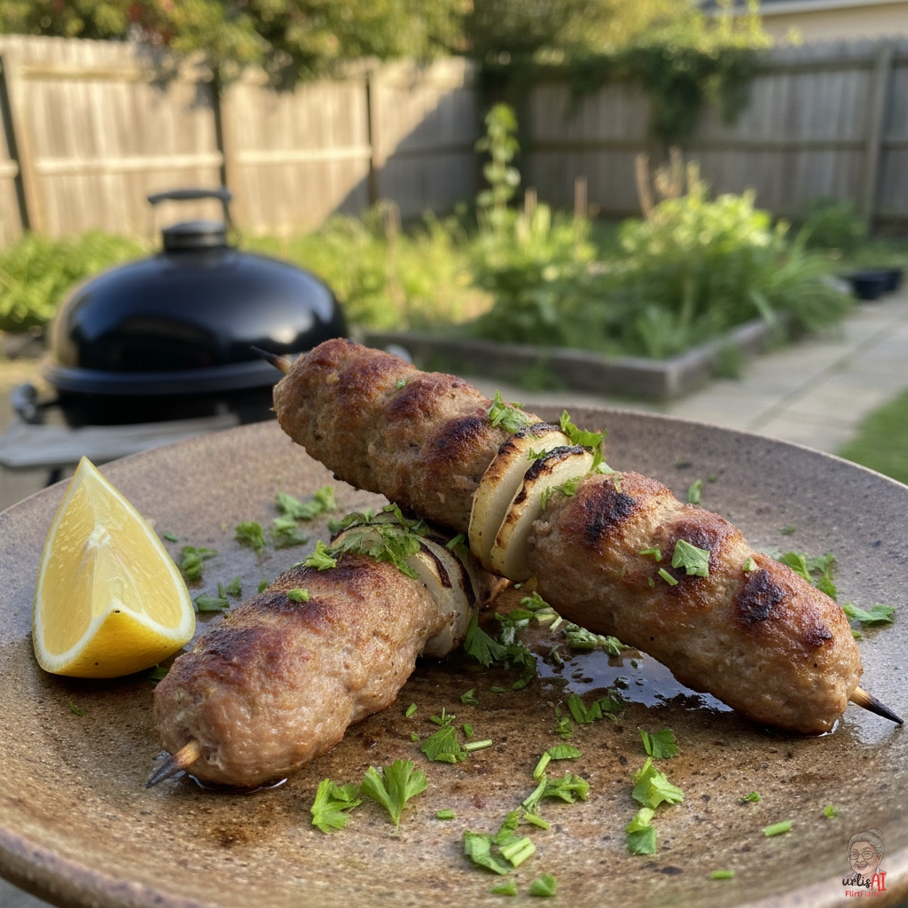 Damaskus Lammspieße — Kohlegrill
