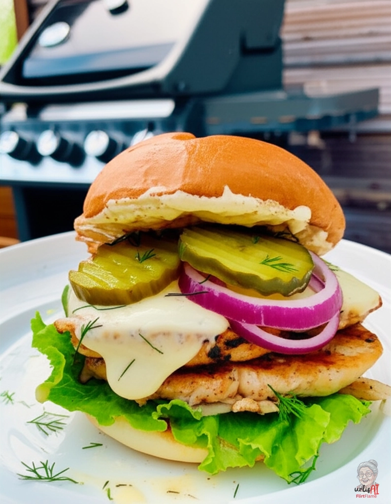 Danish Chicken Burger — Gasgrill