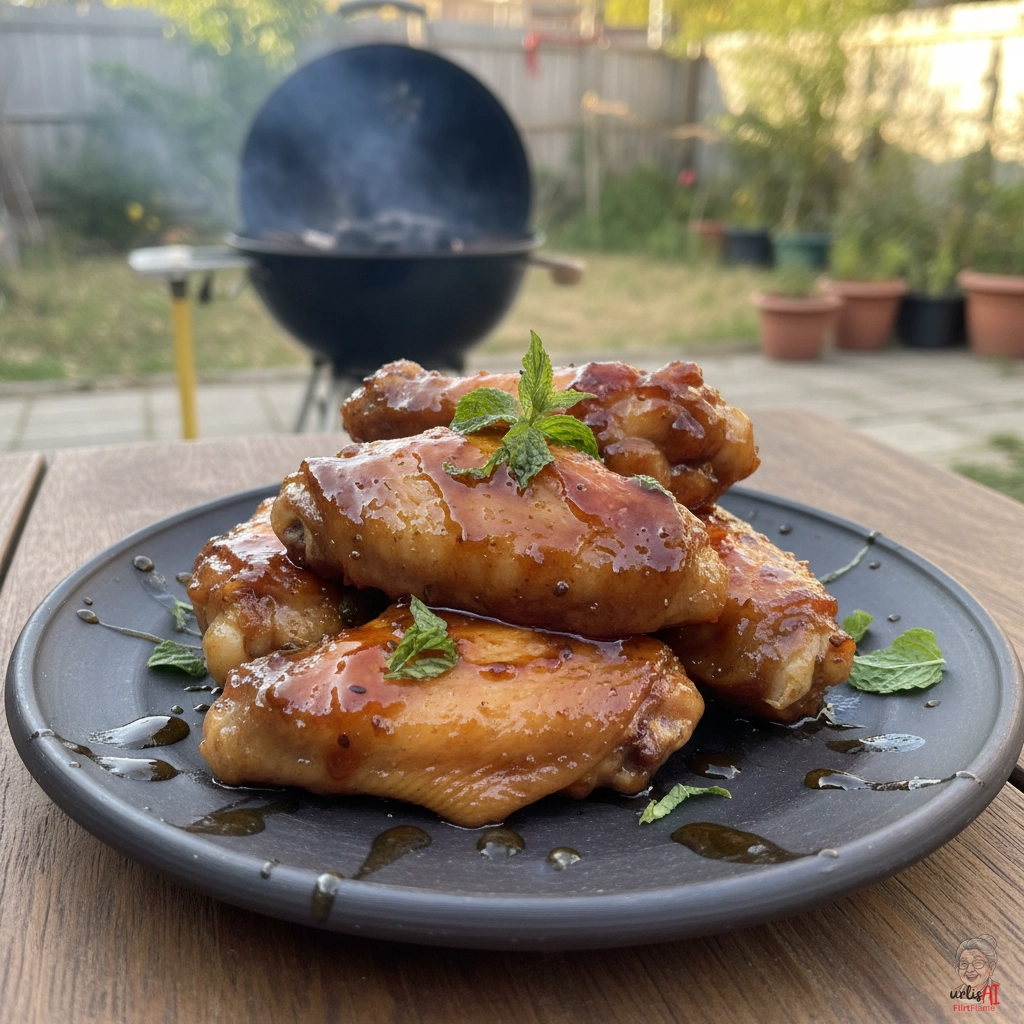 Date Honey Wings — Kohlegrill