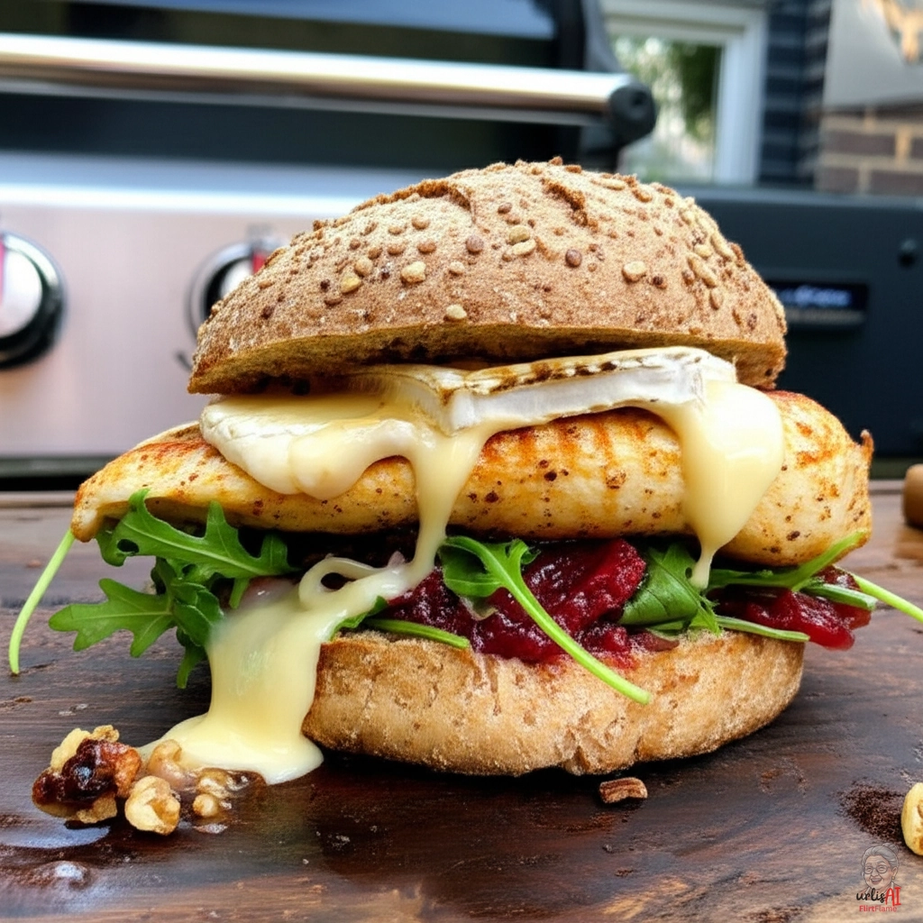 Deluxe Chicken Burger — Gasgrill