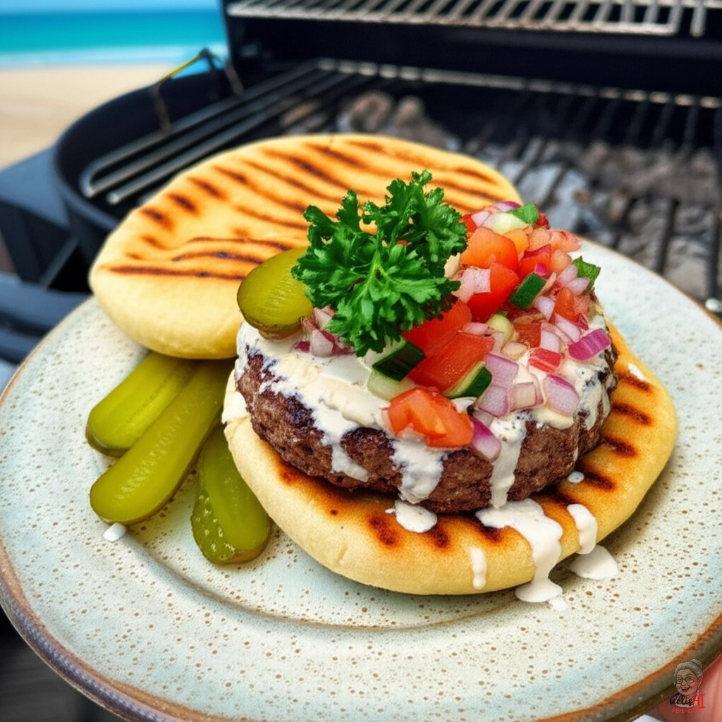 Desert Grill Burger — Kohlegrill
