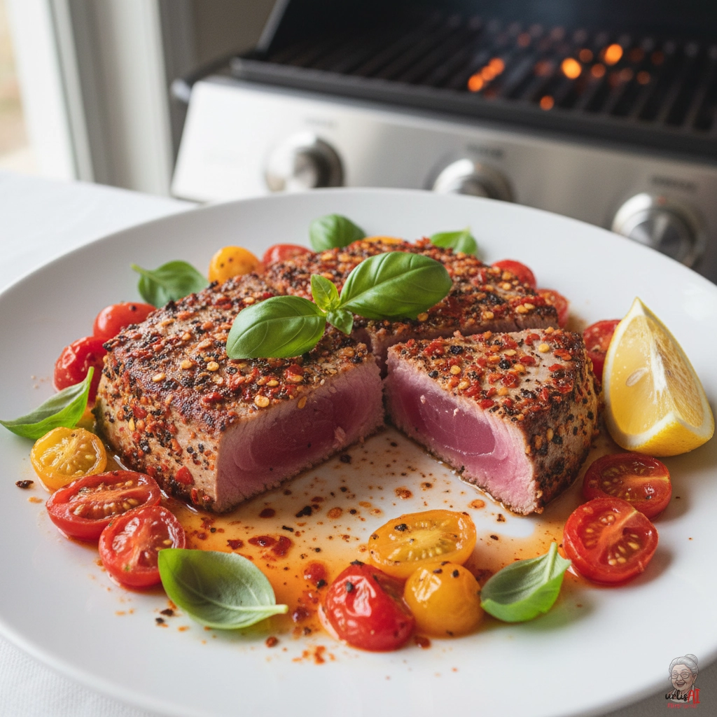 Diavolo Thunfischsteaks — Gasgrill