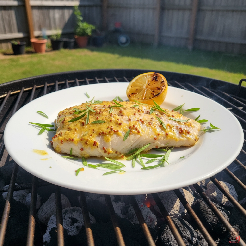 Dijon Kohletilapia — Kohlegrill