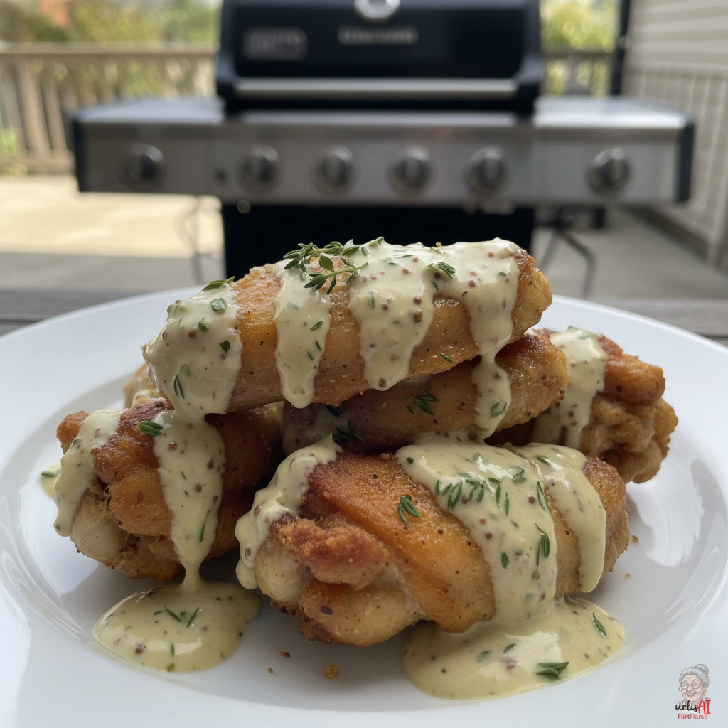 Dijon Mustard Wings — Gasgrill
