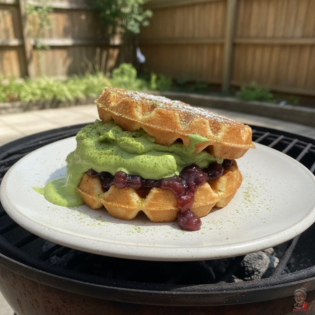 Dorayaki Waffel — Kohlegrill