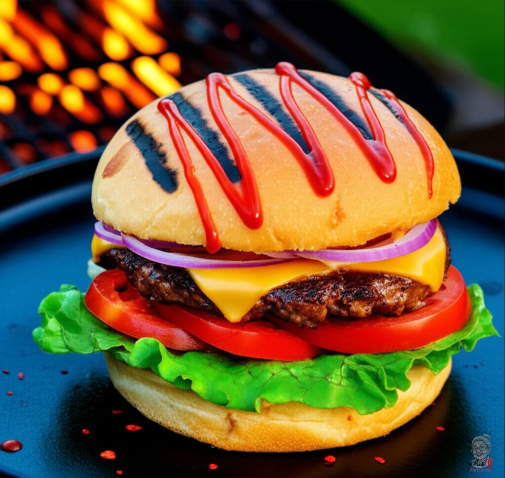 Dragon Breath Burger — Kohlegrill