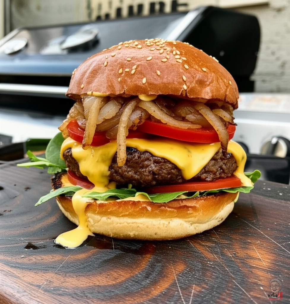 Dublin Pub Burger — Gasgrill