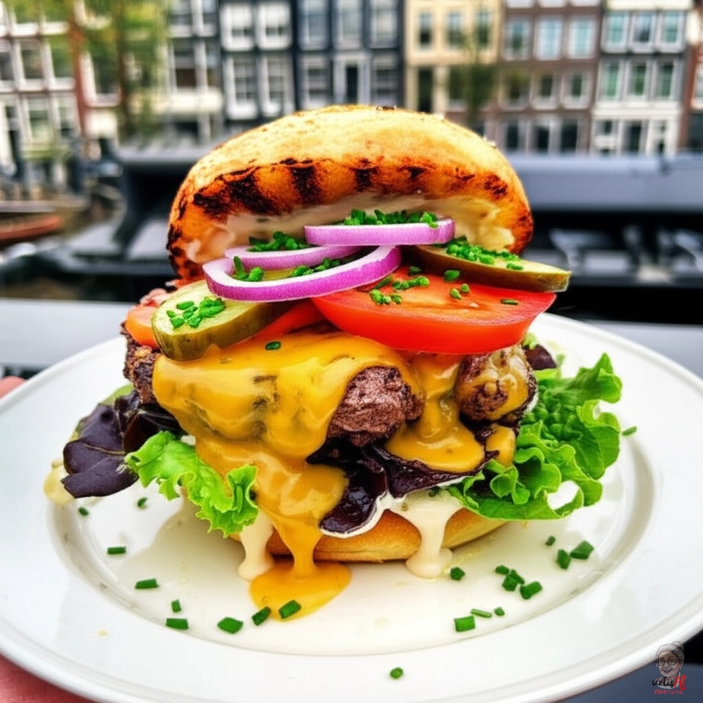 Dutch Ember Burger — Kohlegrill