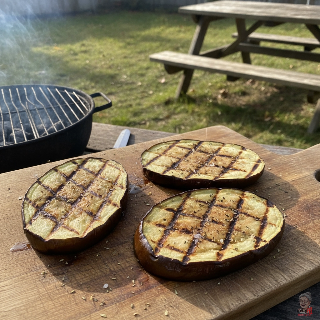 Eggplant Pur — Kohlegrill