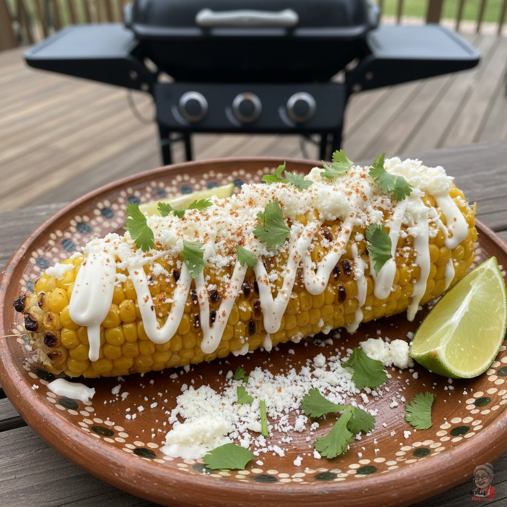 Elote Maiskolben — Gasgrill