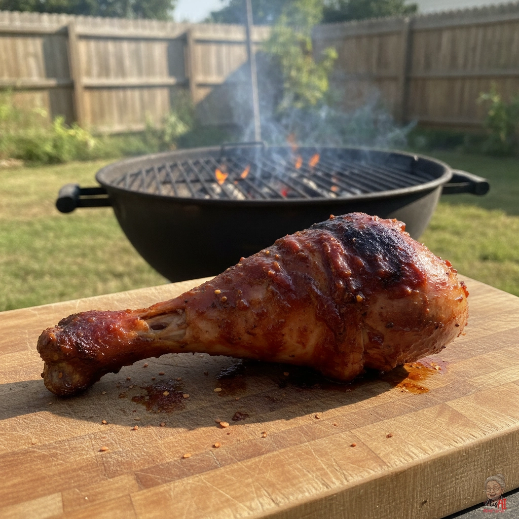 Ember BBQ Turkey Leg — Kohlegrill