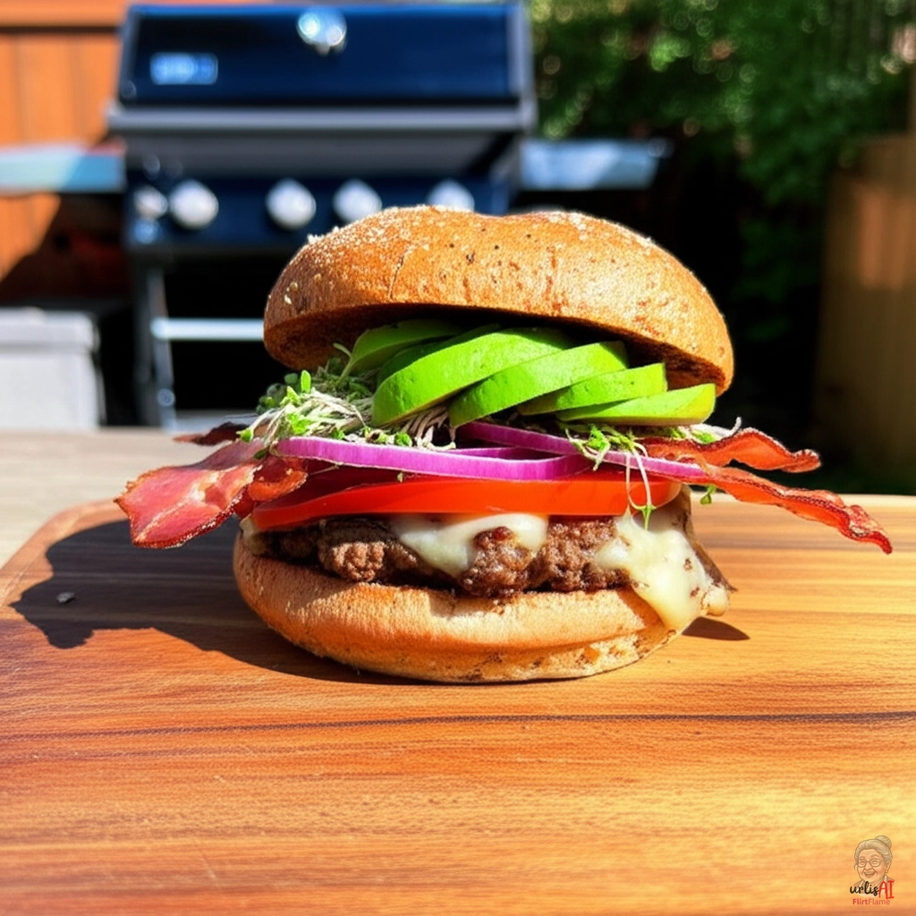 Ember Cali Burger — Kohlegrill