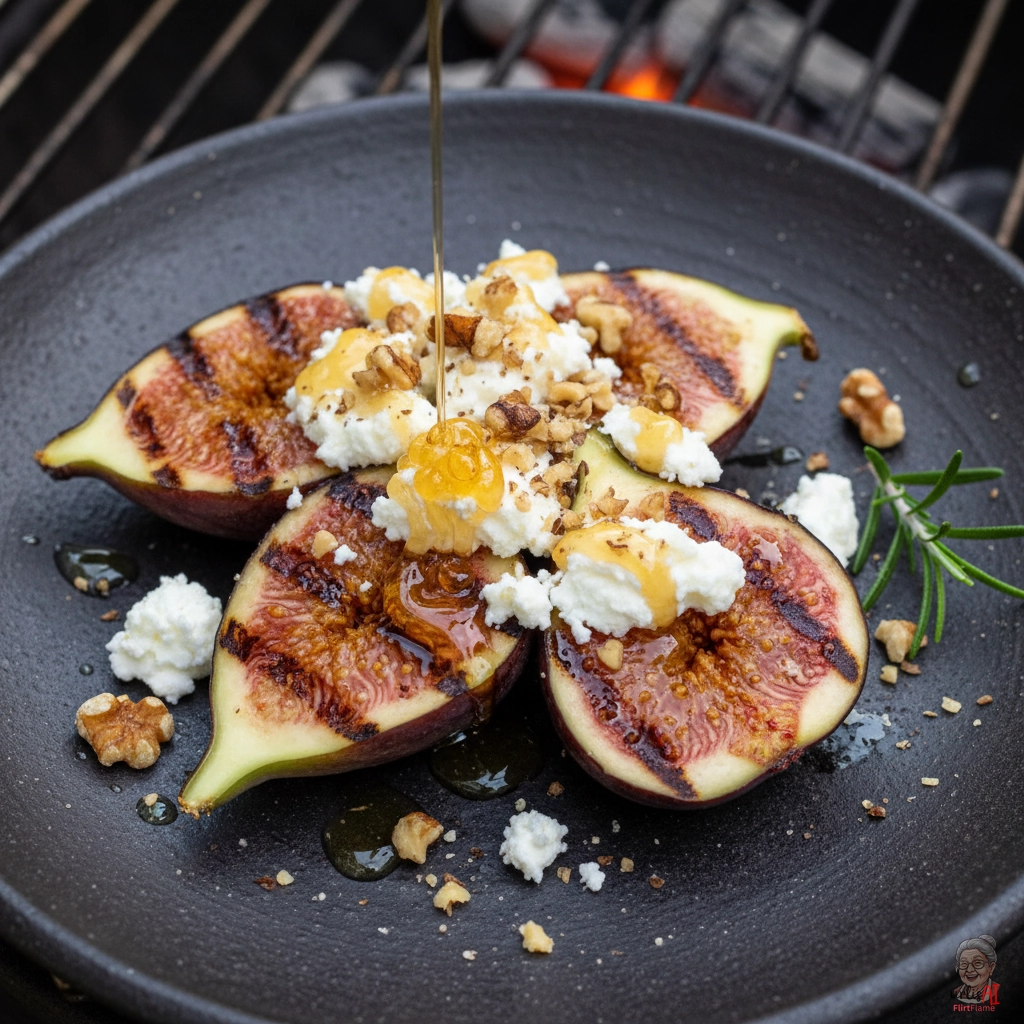 Ember Chèvre Feigen — Kohlegrill