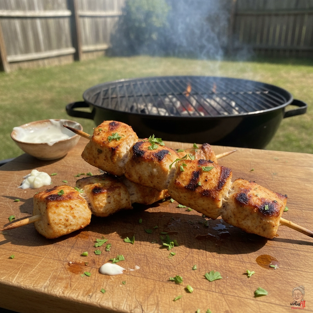 Ember Chicken Skewer — Kohlegrill