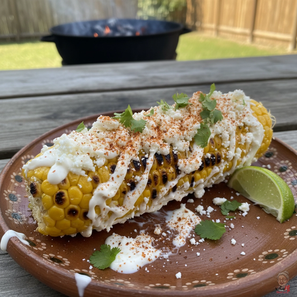 Ember Elote Maiskolben — Kohlegrill