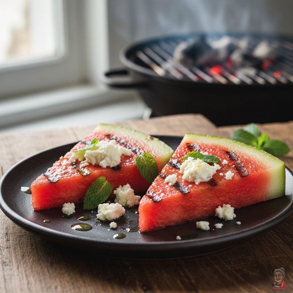 Ember Feta Melone — Kohlegrill