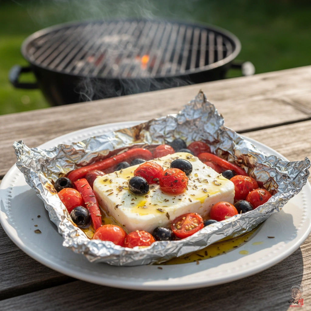 Ember Fetapäckchen — Kohlegrill