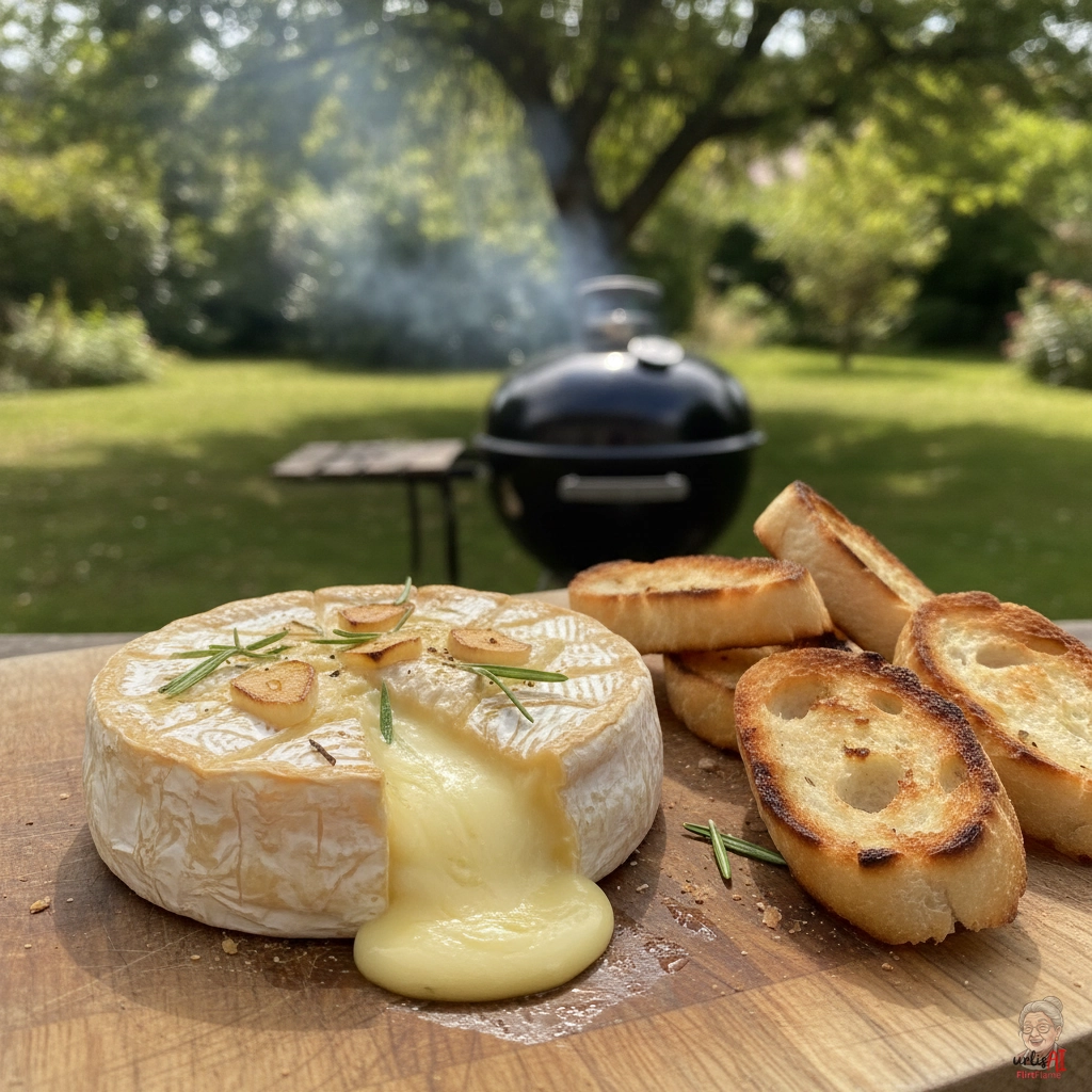 Ember Garlic Camembert — Kohlegrill