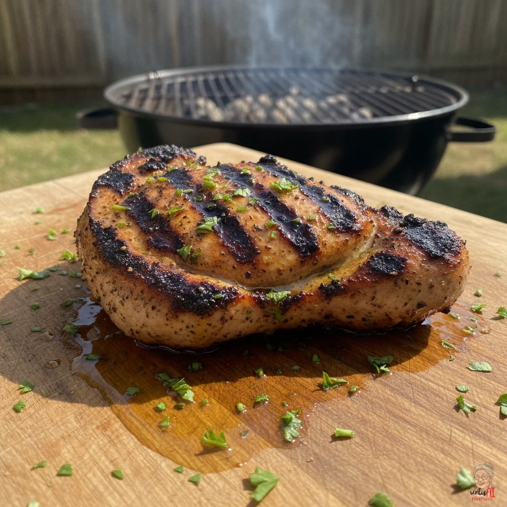 Ember Garlic Poulet — Kohlegrill