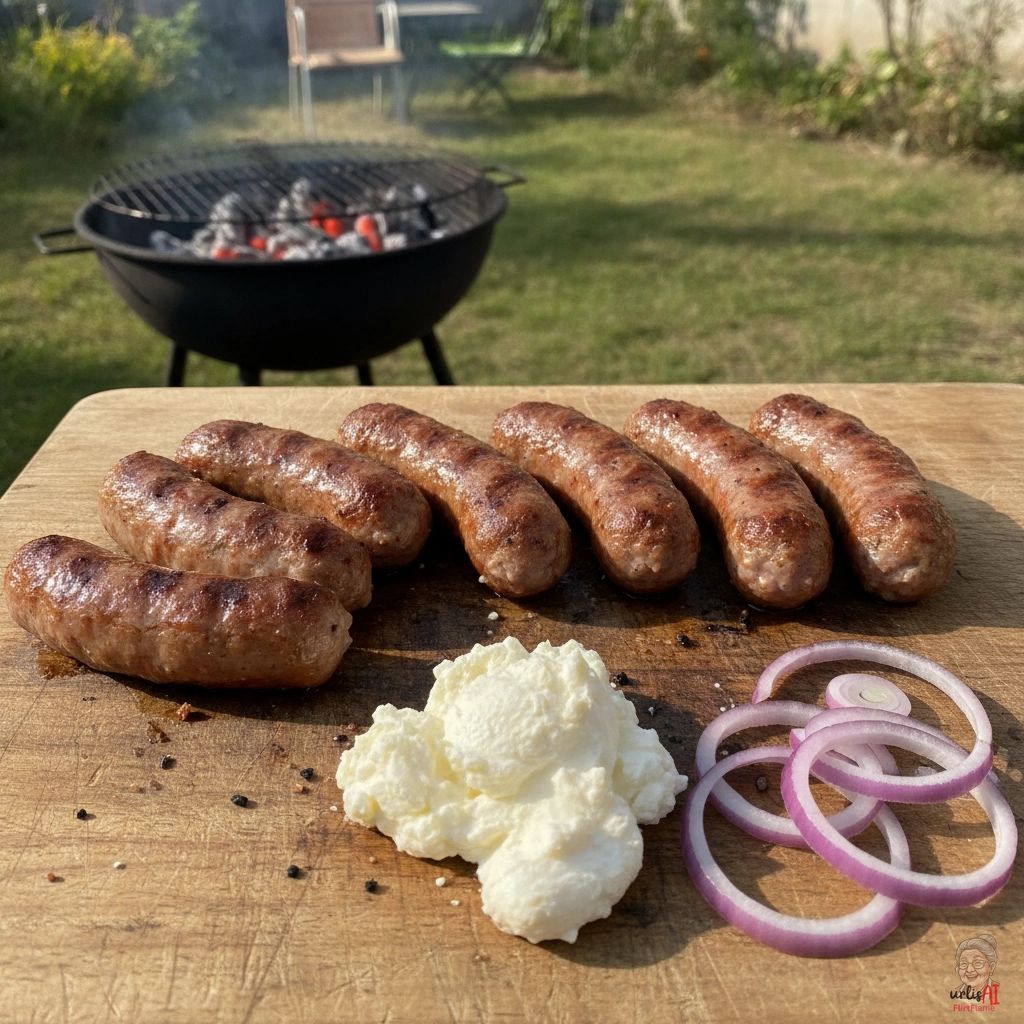 Ember Kajmak Röllchen — Kohlegrill