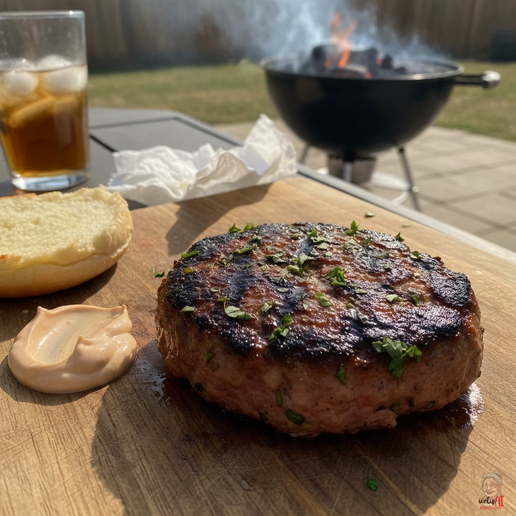 Ember Kräuter Burger — Kohlegrill