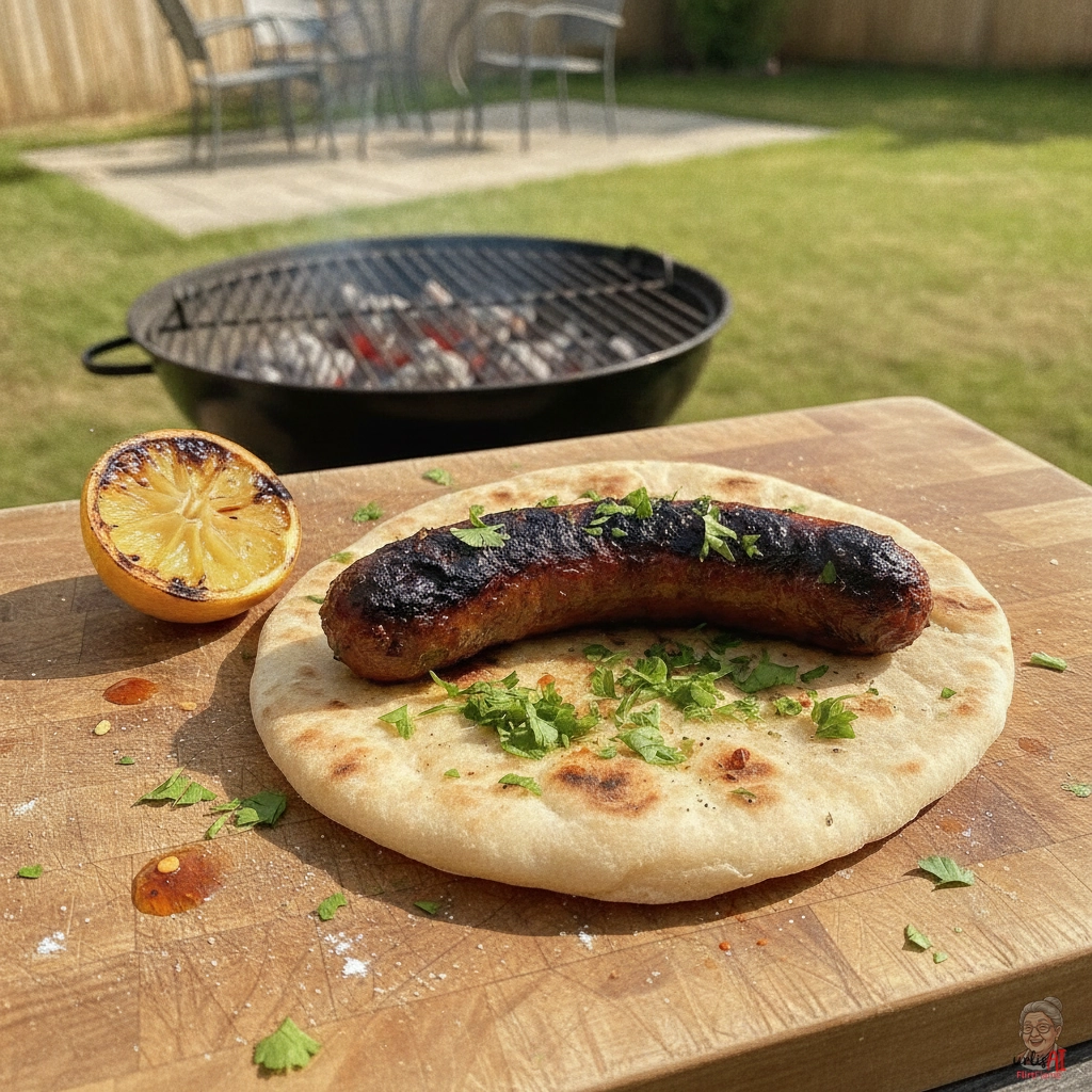 Ember Merguez — Kohlegrill