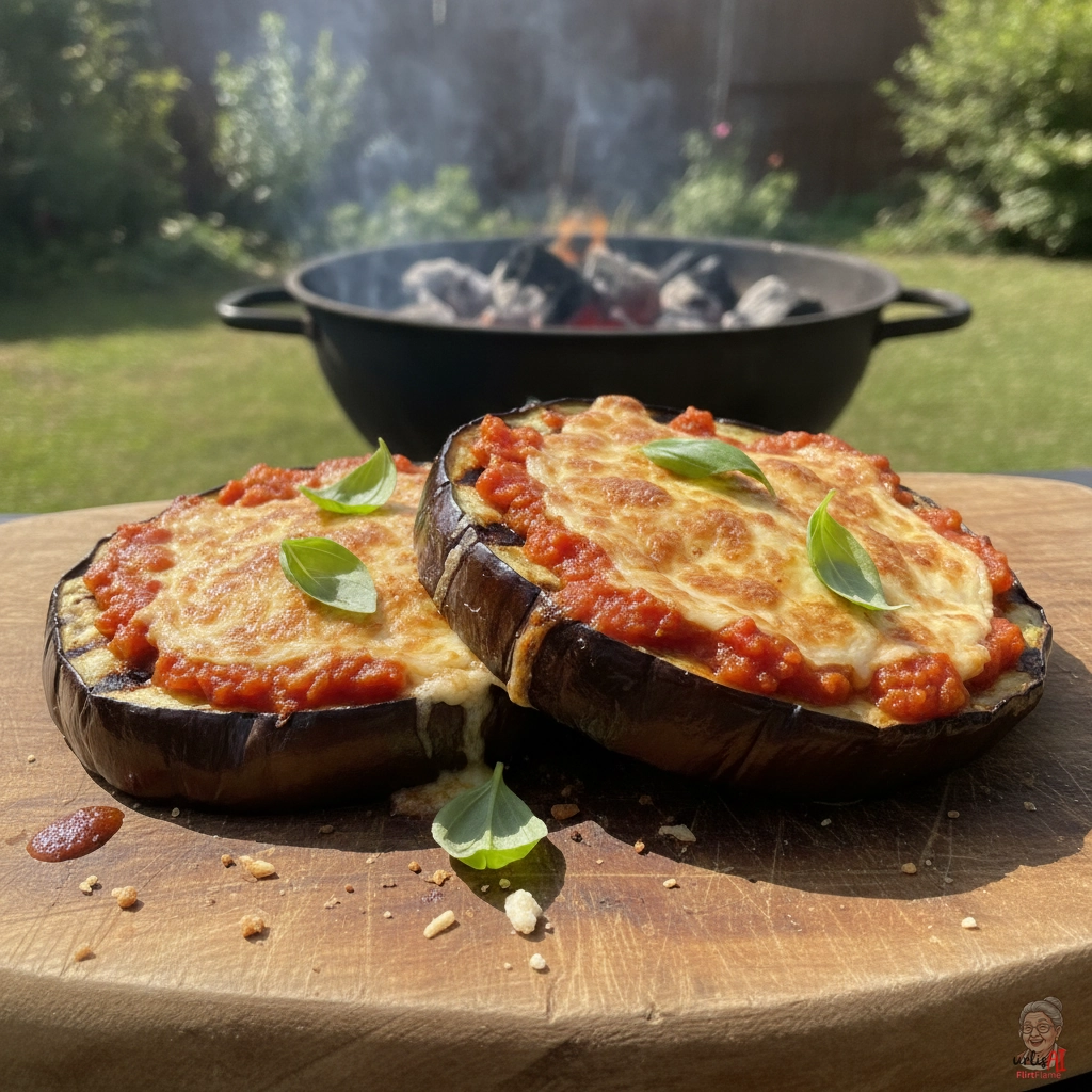 Ember Parmesan Eggplant — Kohlegrill