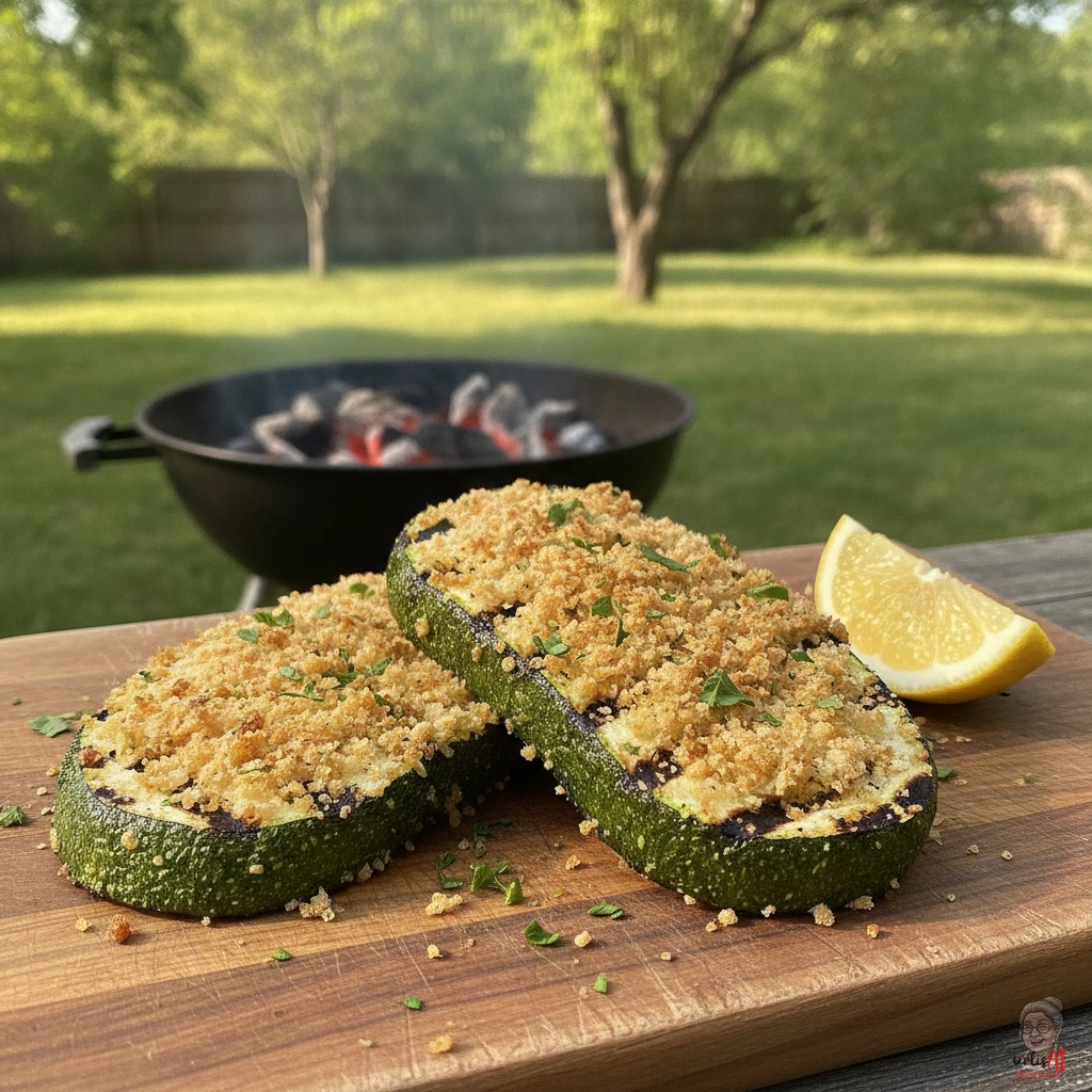 Ember Parmesan Zucchini — Kohlegrill