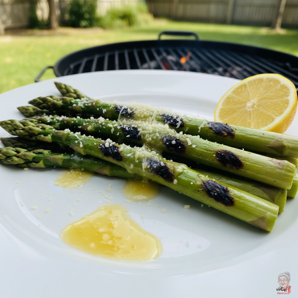 Ember Parmigiano Spargelstangen — Kohlegrill