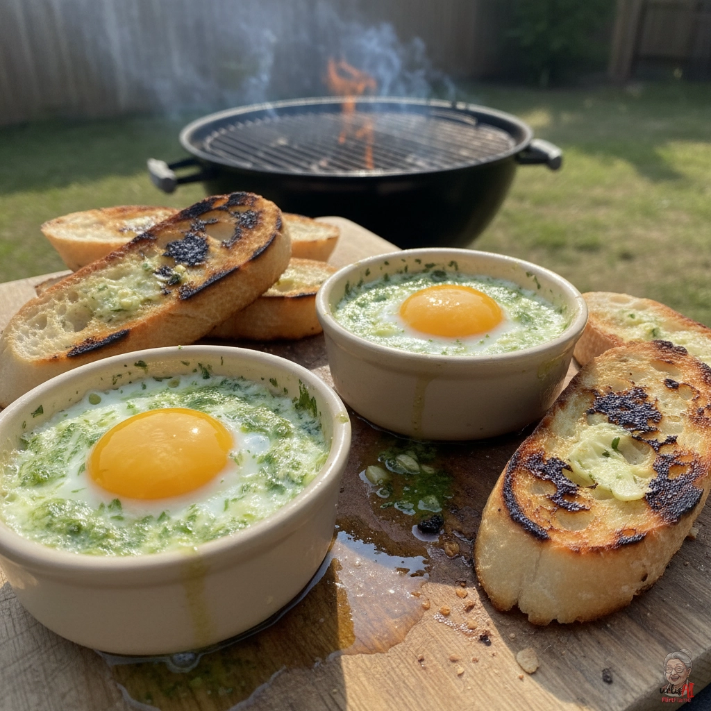 Ember Provence Kräutereier — Kohlegrill