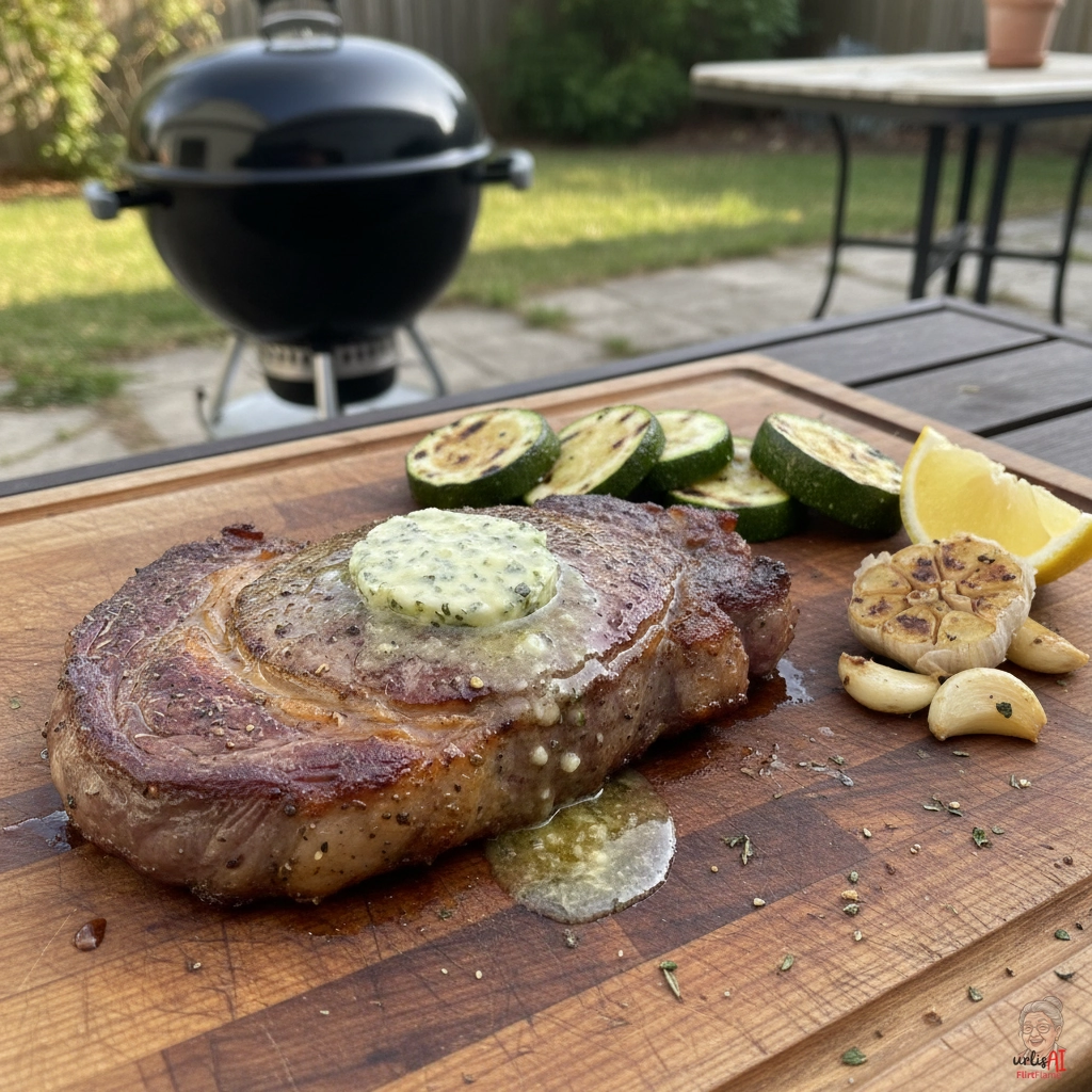 Ember Rindersteak — Kohlegrill