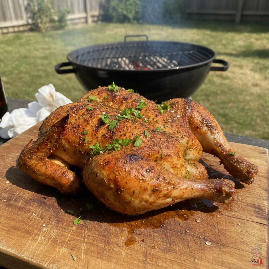 Ember Roast Poulet — Kohlegrill