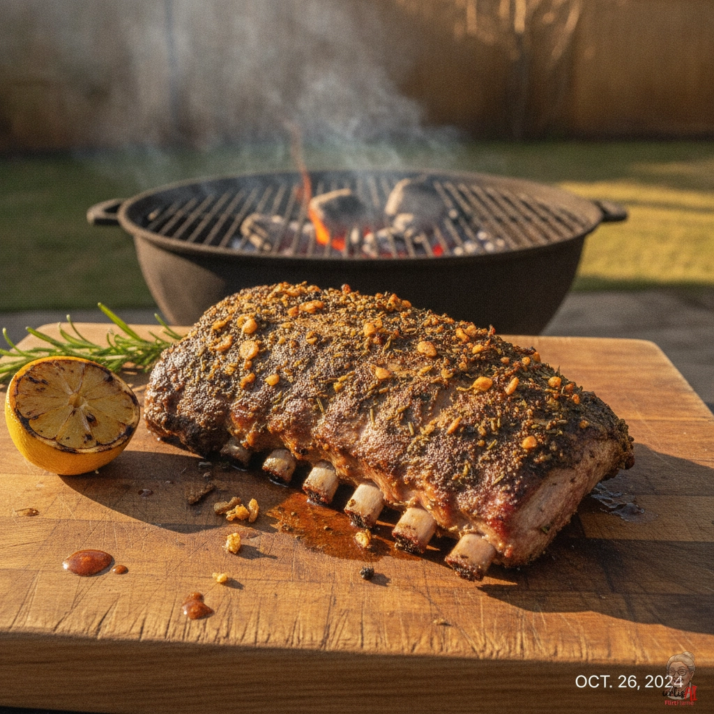 Ember Rosemary Ribs — Kohlegrill