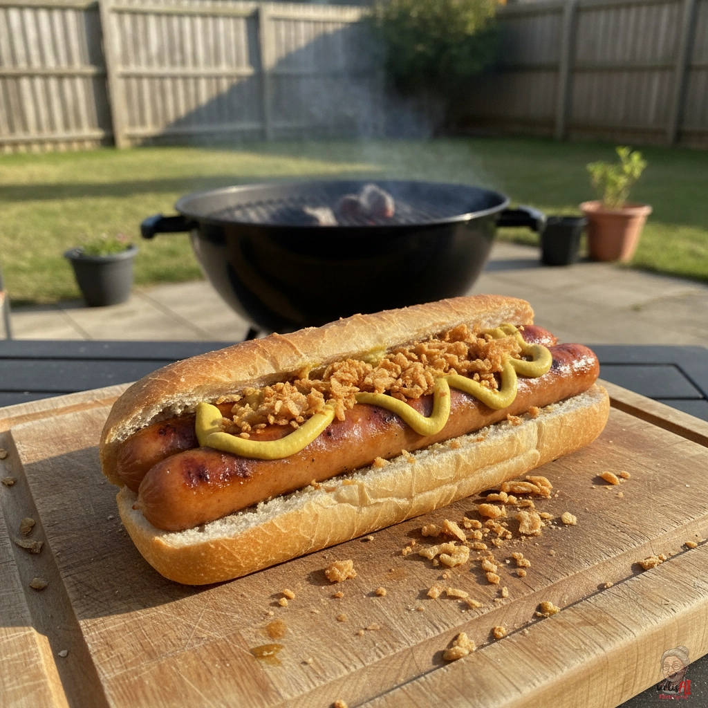 Ember Senf Wiener — Kohlegrill