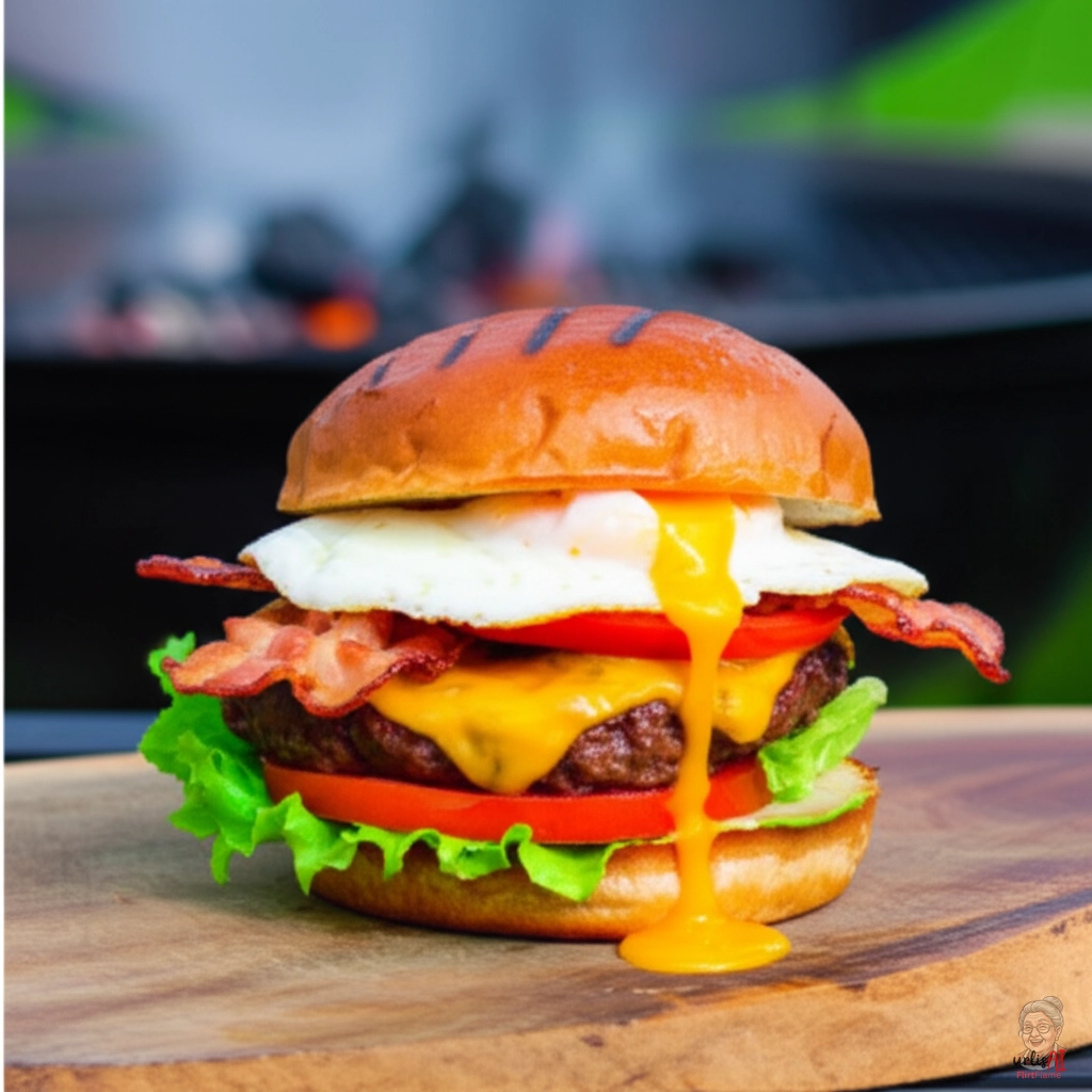 Ember Sunrise Burger — Kohlegrill