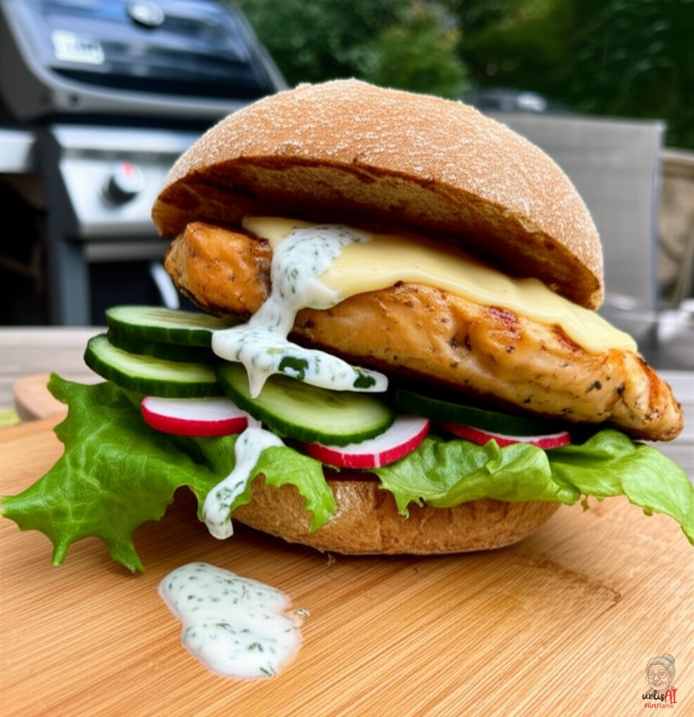 Farmhouse Chicken Burger — Gasgrill