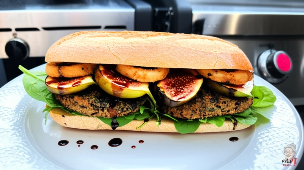 Feigen Balsamico Burger — Gasgrill