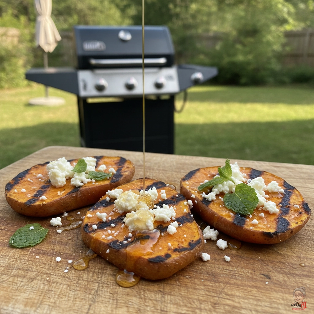 Feta Süßkartoffel — Gasgrill