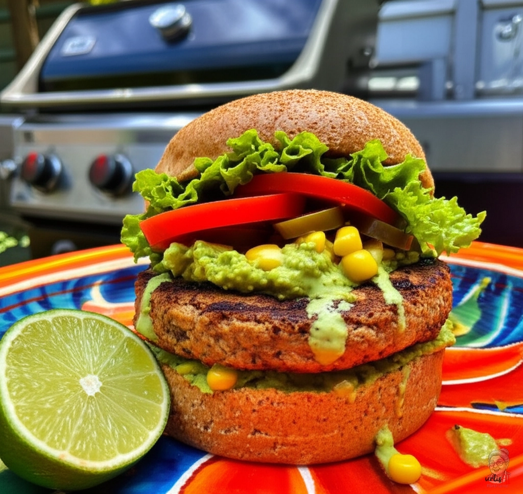 Fiesta Vegan Burger — Gasgrill