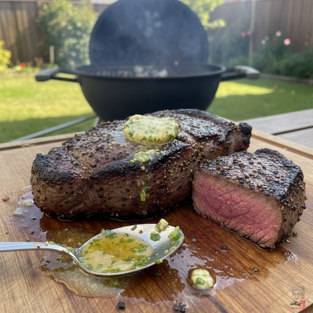 Fire Hüftsteak — Kohlegrill