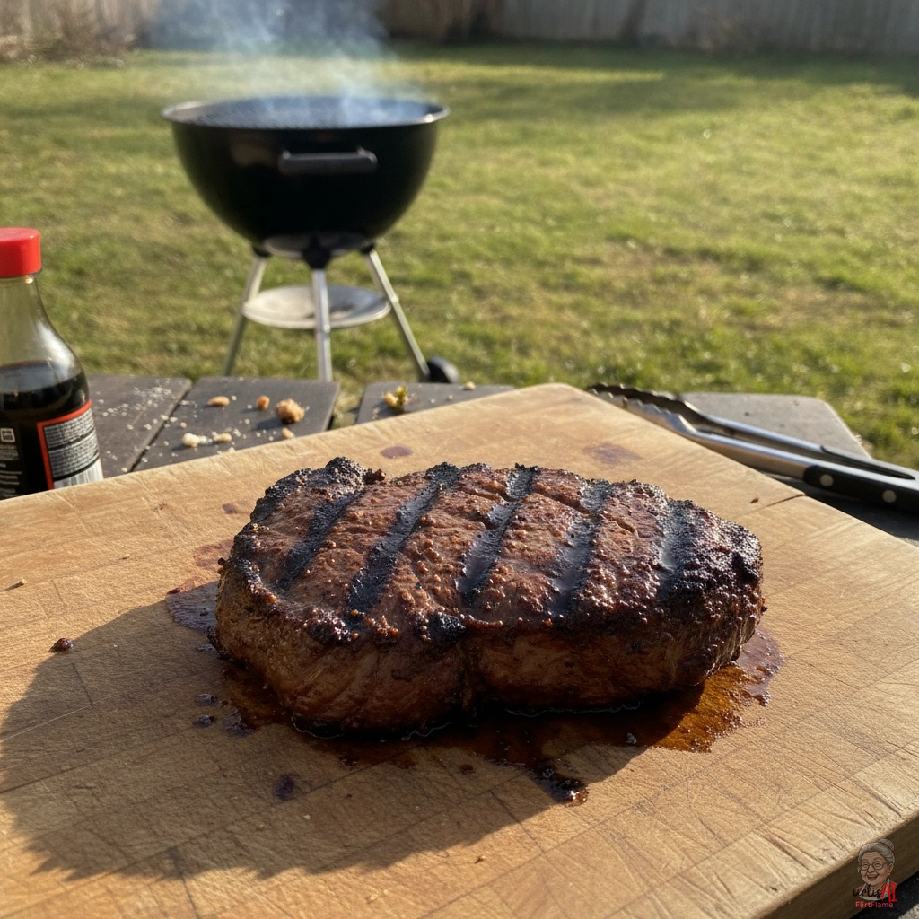 Fire Seitan Steak — Kohlegrill