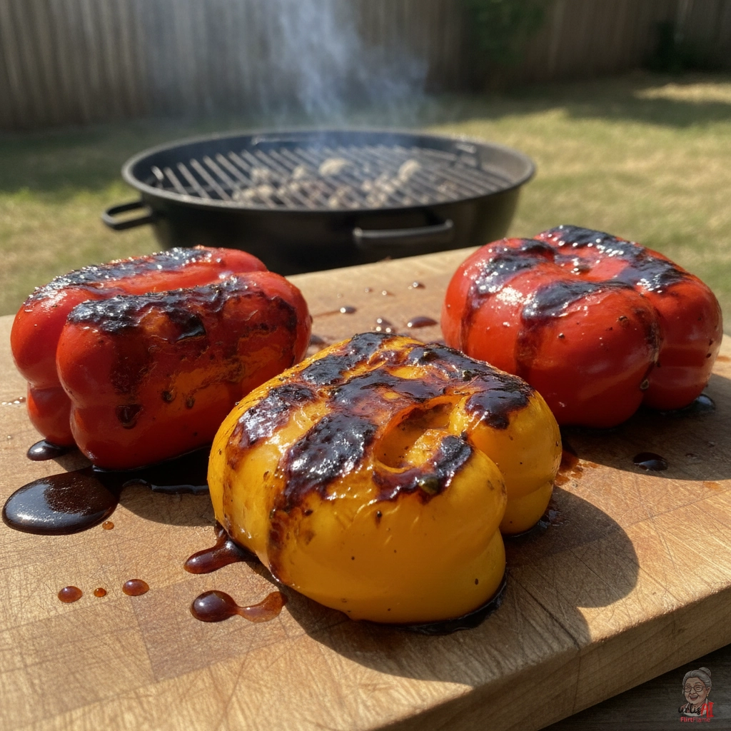 Flame Bell Pepper — Kohlegrill