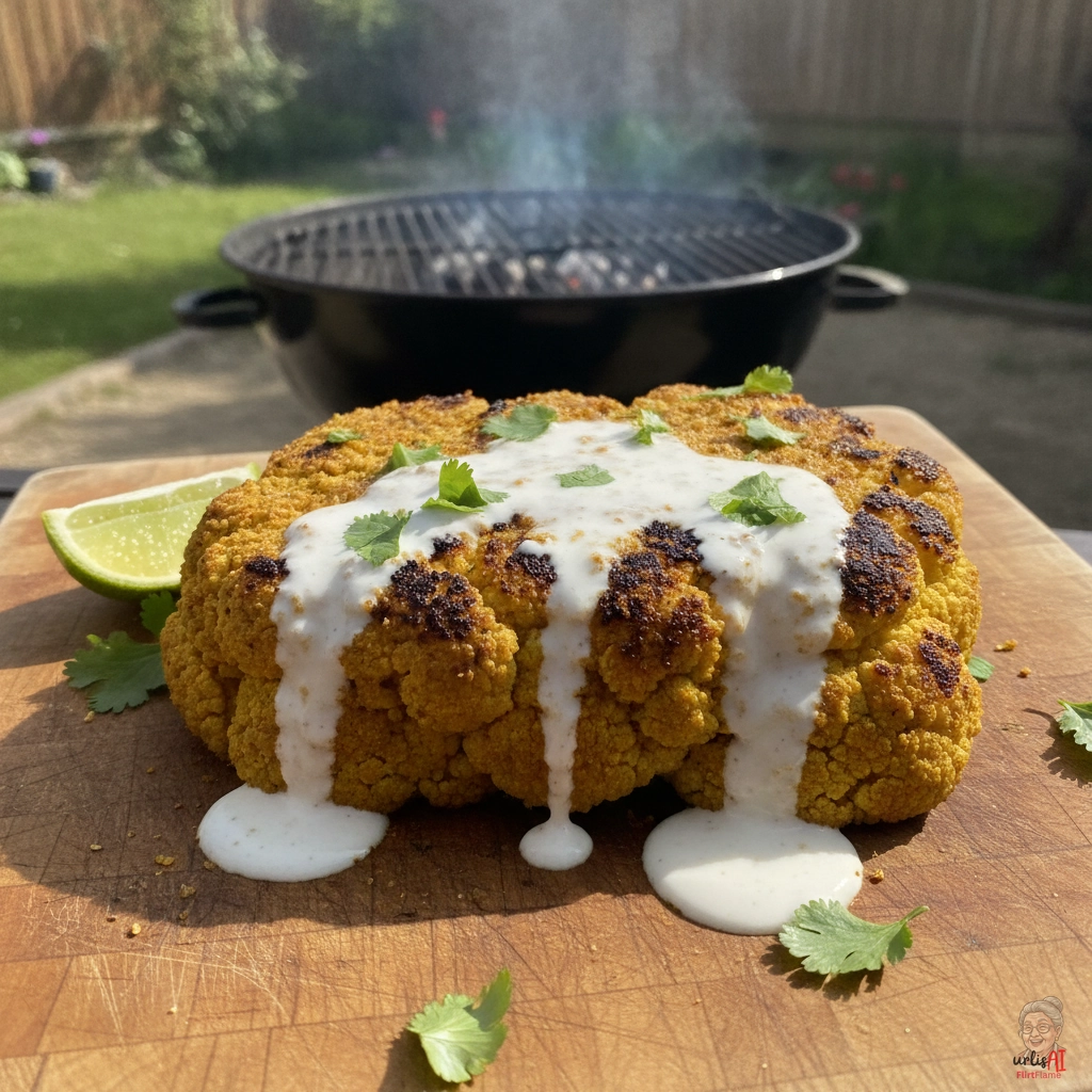 Flame Blumenkohl — Kohlegrill