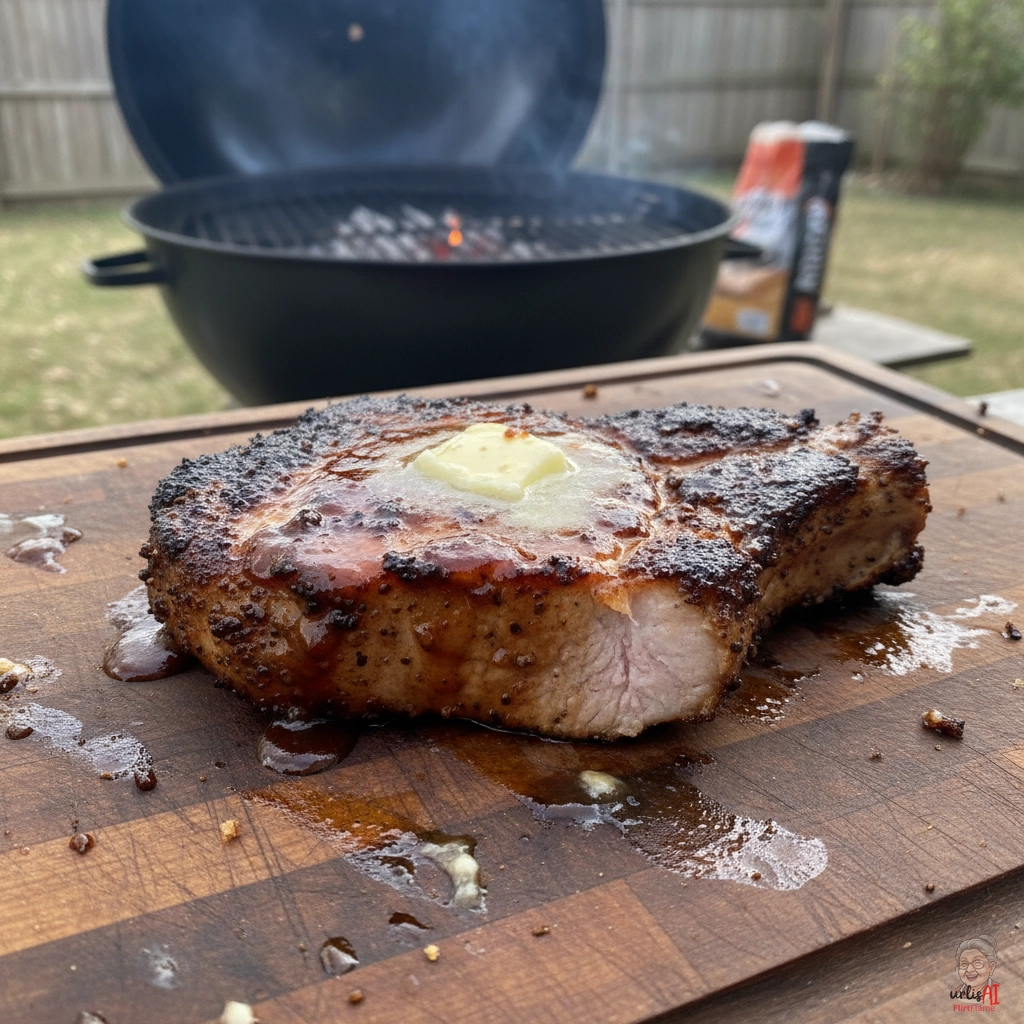 Flame Pork Chop — Kohlegrill