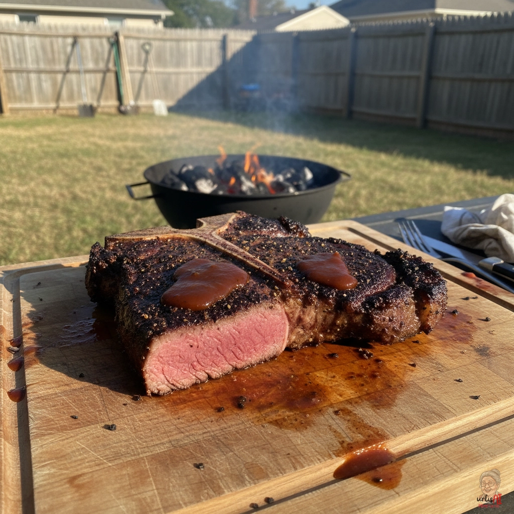Flame Porterhouse — Kohlegrill