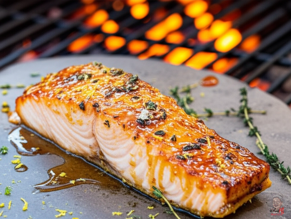 Flame Salmon — Kohlegrill