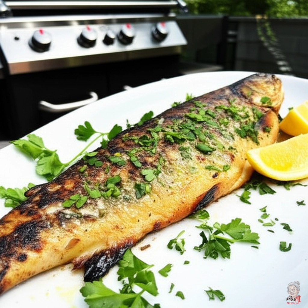 Forelle Natural — Gasgrill