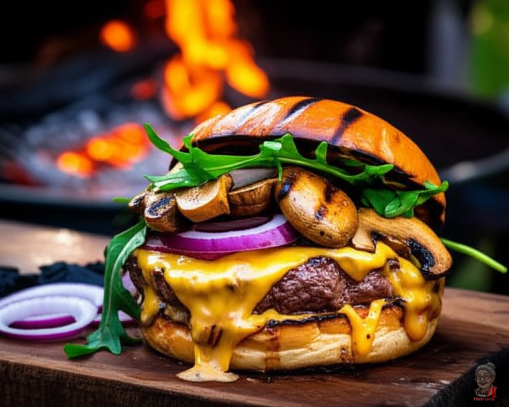 Forest Fire Burger — Kohlegrill